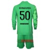 Oficiální Fotbalový Dres Brankářské s Dlouhý Rukáv Paris Saint-Germain Gianluigi Donnarumma 50 Třetí 2021-22 pro Děti